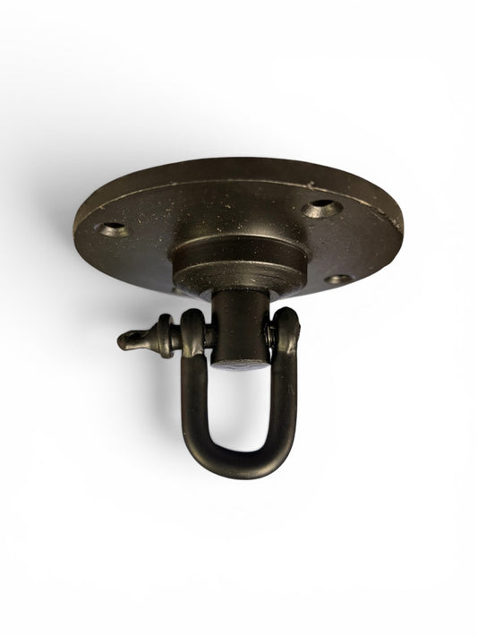 Boxing Swivel Mount Hook Black Steel 360 Rotation Speed Ball Bag Forza Round