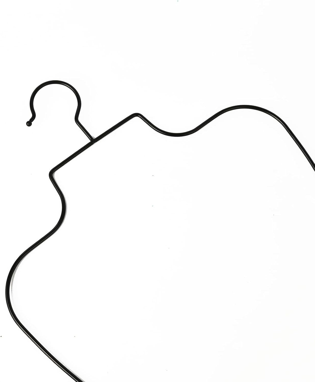 Lingerie Hangers 10 Pack Metal Wire Body Shape Bikini Swimsuit Display Black