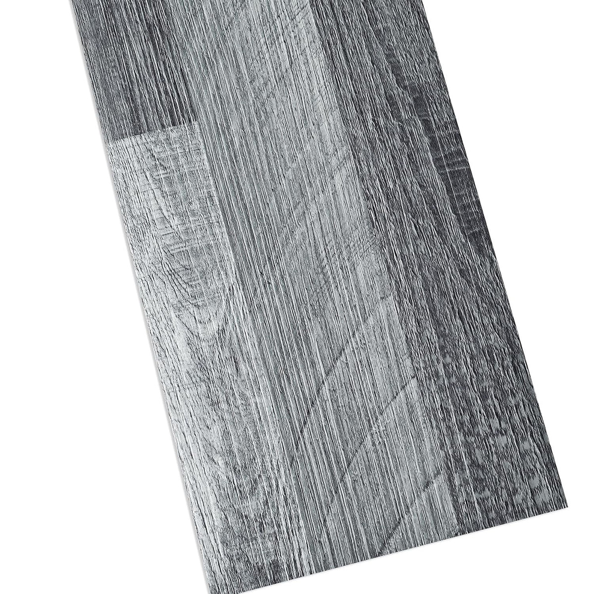 Vinyl Floor Tiles Self Adhesive Grey Wood Effect 90x15cm 36 Pack Waterproof PVC