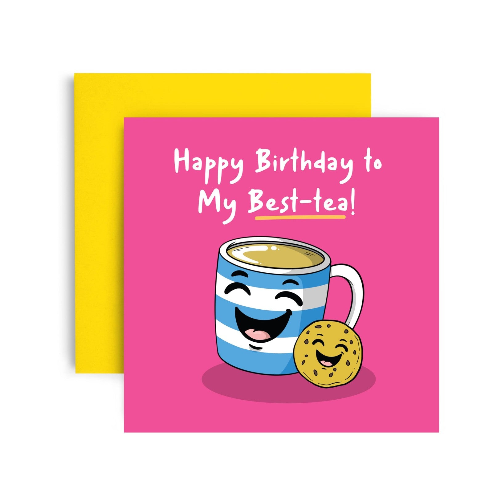 Huxters Birthday Cards for Women – Card for Her Best Tea Happy Birthday Card