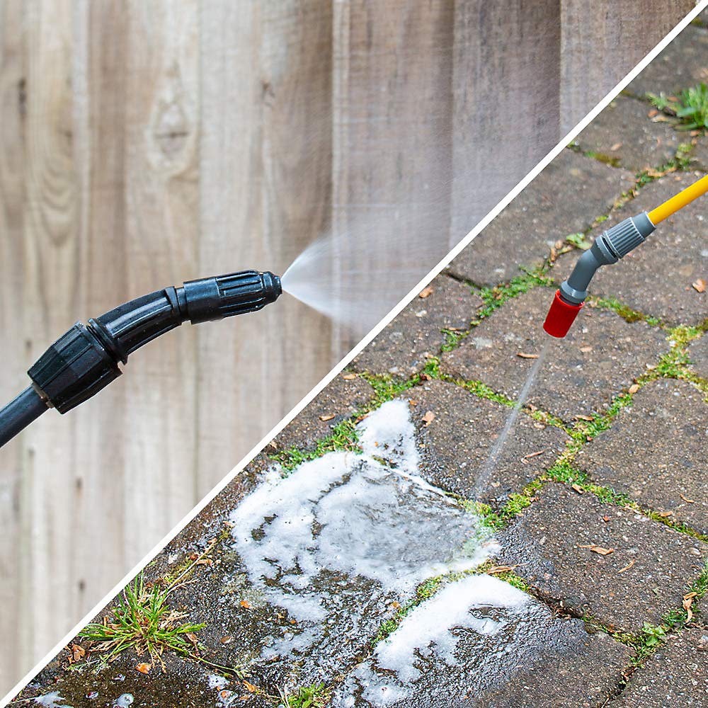 Mould Algae Lichen Cleaner 5L x2 Sprayer Kit Patio Decking Fence Wood 10L Ready