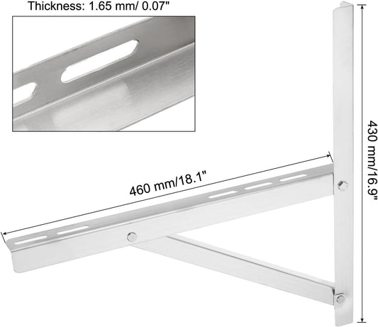 Air Conditioner Wall Brackets 250kg Stainless Steel Mini Split AC Outdoor Mount
