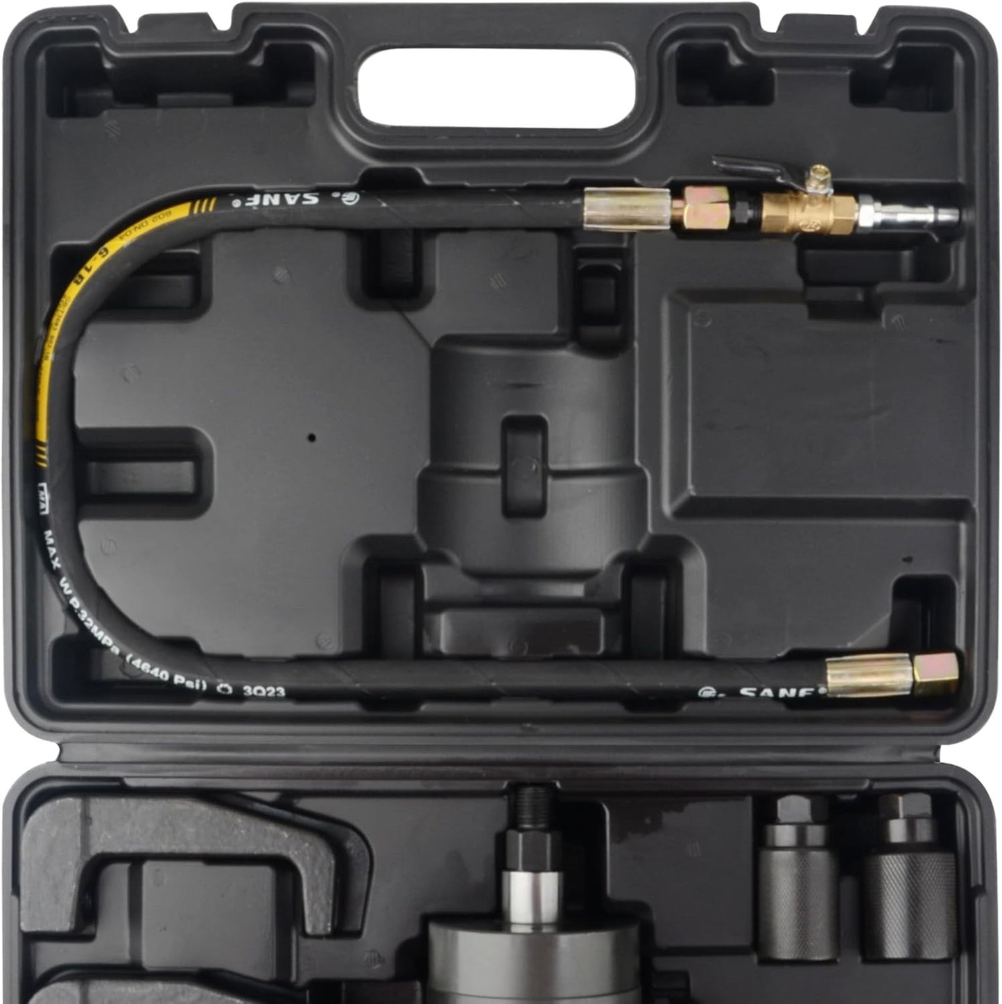 Diesel Injector Puller Pneumatic 24pc Air Vibration Removal Tool Kit Adapters