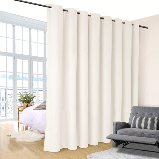 Heavy Duty Tension Shower Curtain Rail Adjustable Rustproof Bathroom Rod