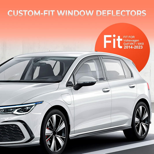 Wind Deflectors Golf MK7 MK8 5 Door 2012-2023 Window Visors Rain Guards