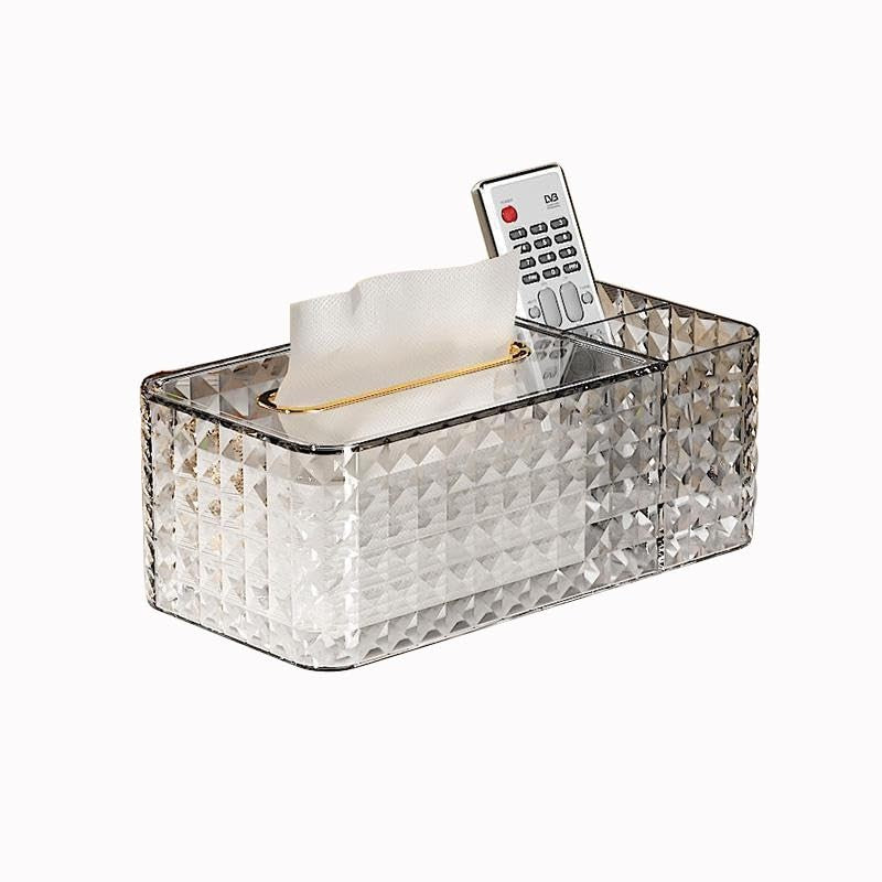 shilanmei Tissue Box Cover Multifunctional Tissue Box Acrylic Clear