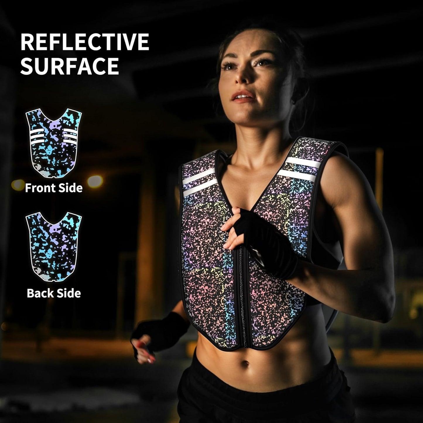 PROIRON Weighted Vest Soft Washable for Men Women 10kg Fully Reflective
