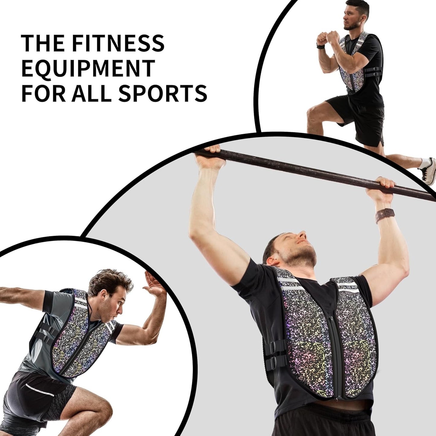 PROIRON Weighted Vest Soft Washable for Men Women 10kg Fully Reflective