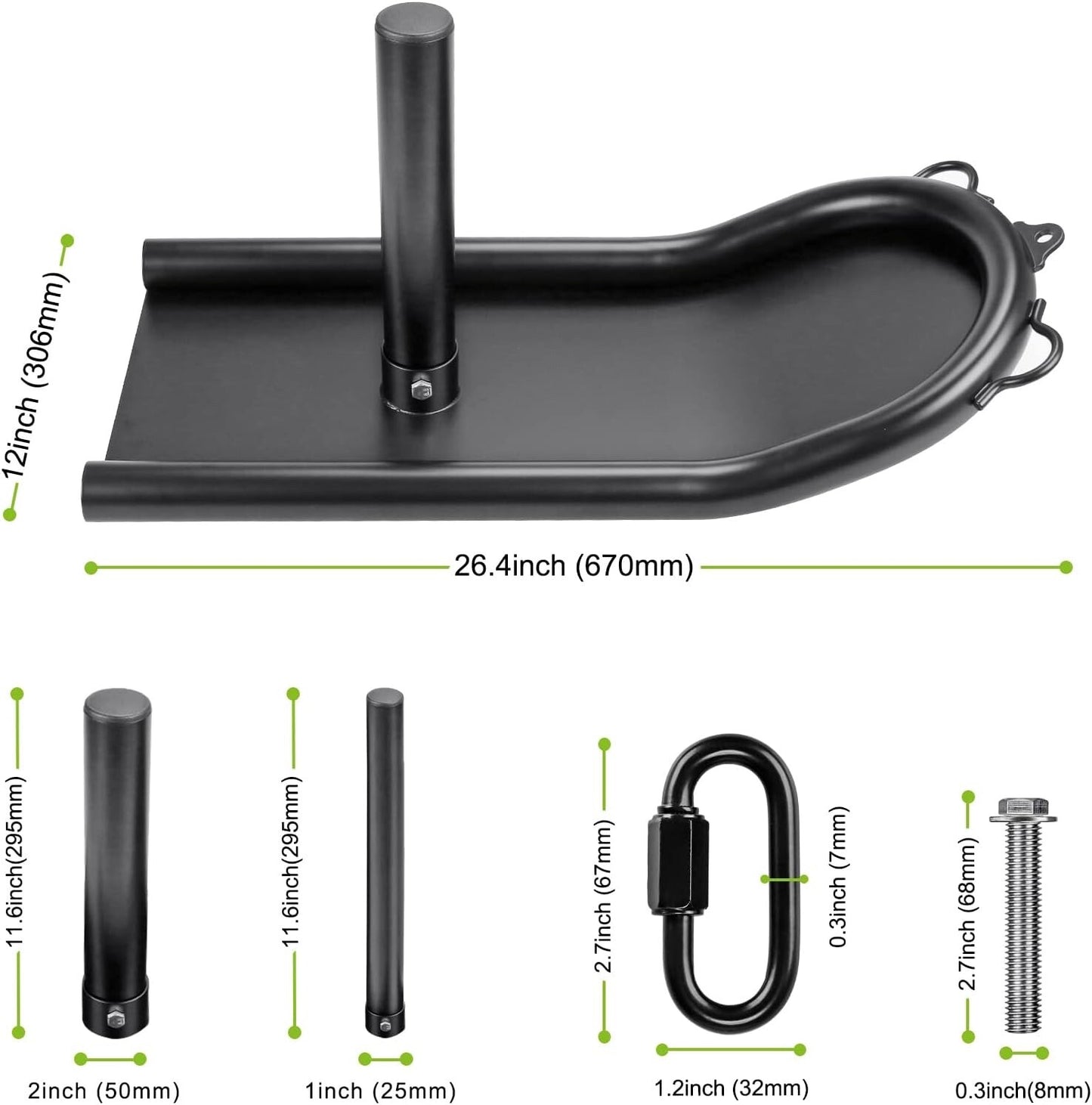 Kipika Weight Sled Push-Pull Fitness Sled Fitness Strength Training Sled