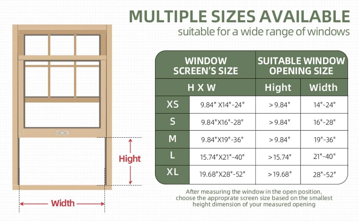 Window Fly Screen 40x55-102cm Adjustable Aluminium Frame Mosquito Mesh White