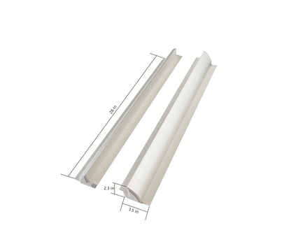 Solar Panel Mounting Brackets Aluminium Motorhome Caravan Roof Corner Spoiler