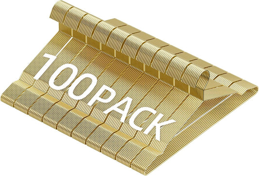 Metal Clothes Hangers 30 Pack Notches Gold Standard Size Coats Shirts Suits Pant