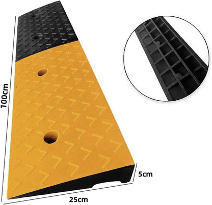 Heavy Duty Rubber Kerb Ramp 2in Rise Non Slip Driveway Wheelchair