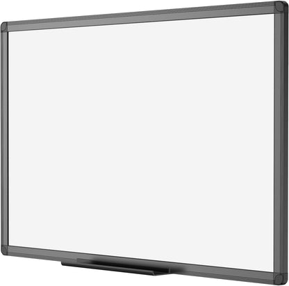 Viz-Pro Magnetic Whiteboard 120x90cm Dry Wipe Board Aluminium Frame