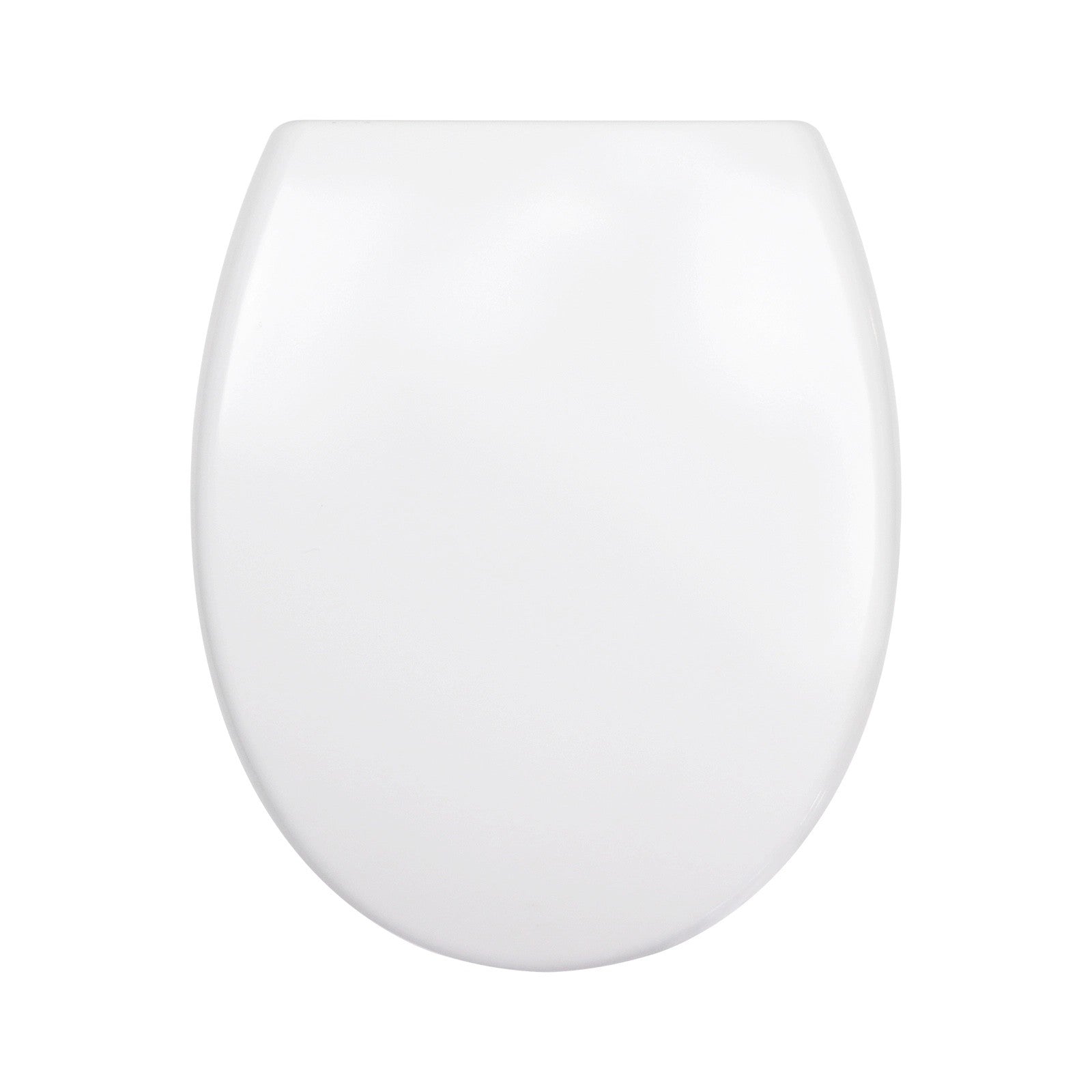 Oval Toilet Seat Duroplast Soft Close White Quick Release Easy Clean 44.5x37.5cm
