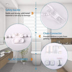 Zebra Day Night Roller Blind Easy Fit Window Shade 85x230cm White