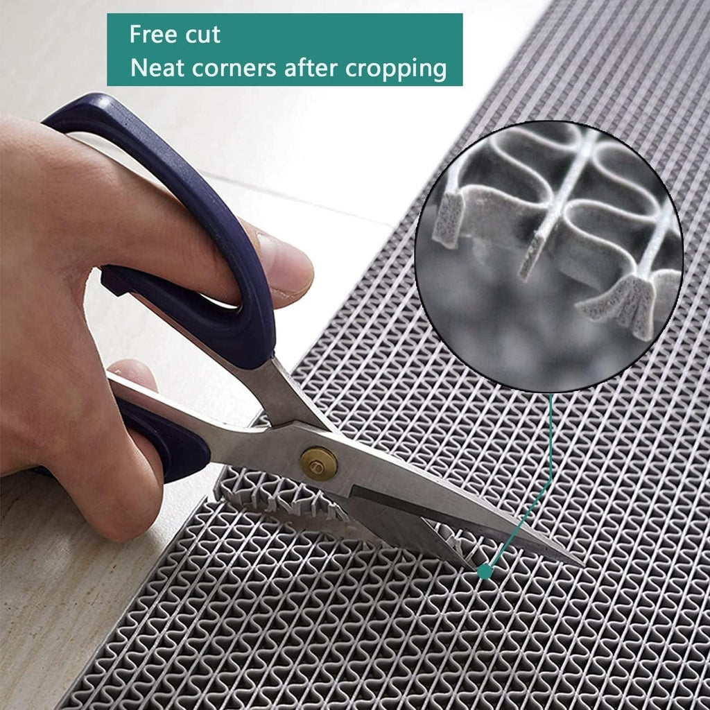 Heavy Duty Rubber Floor Mat 300×90cm Non Slip Waterproof Drainage Grey