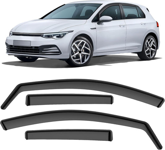 Wind Deflectors Golf MK7 MK8 5 Door 2012-2023 Window Visors Rain Guards