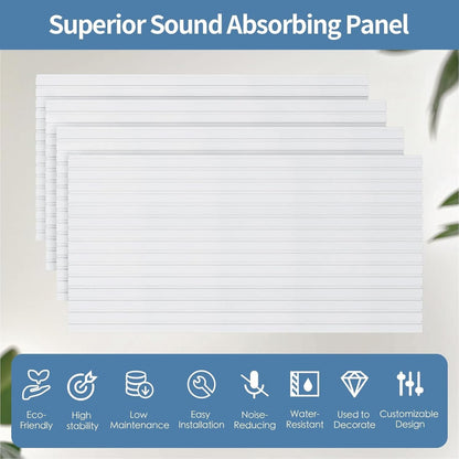 Acoustic Panels 10 Pack 47x24 in Soundproof Wall Panels Self Adhesive Foam