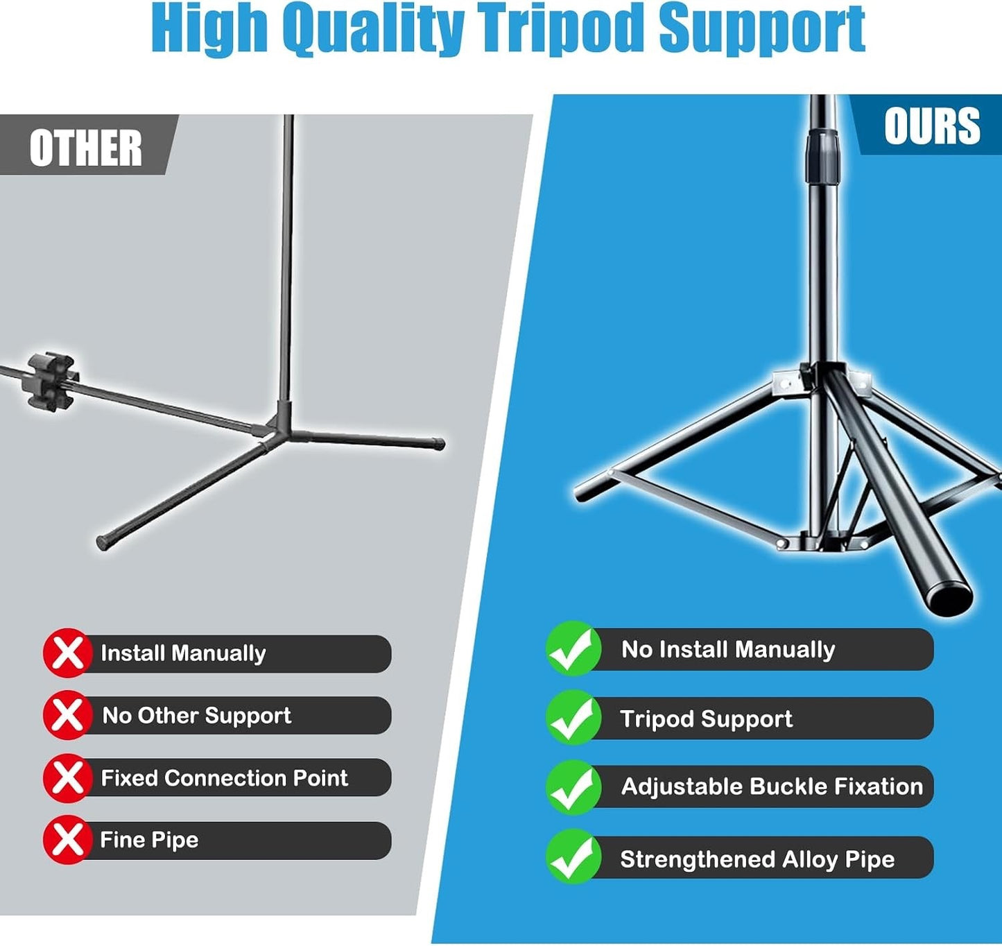 Badminton Net Portable Stand 4.1M Adjustable Height Tennis Volleyball Set Game