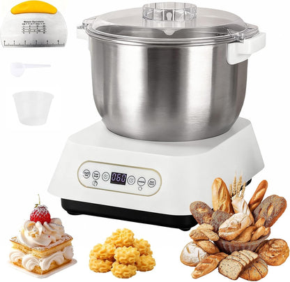 7L Dough Mixer 200W Stainless Steel Food Mixer With Fermentation 25-38C Stand