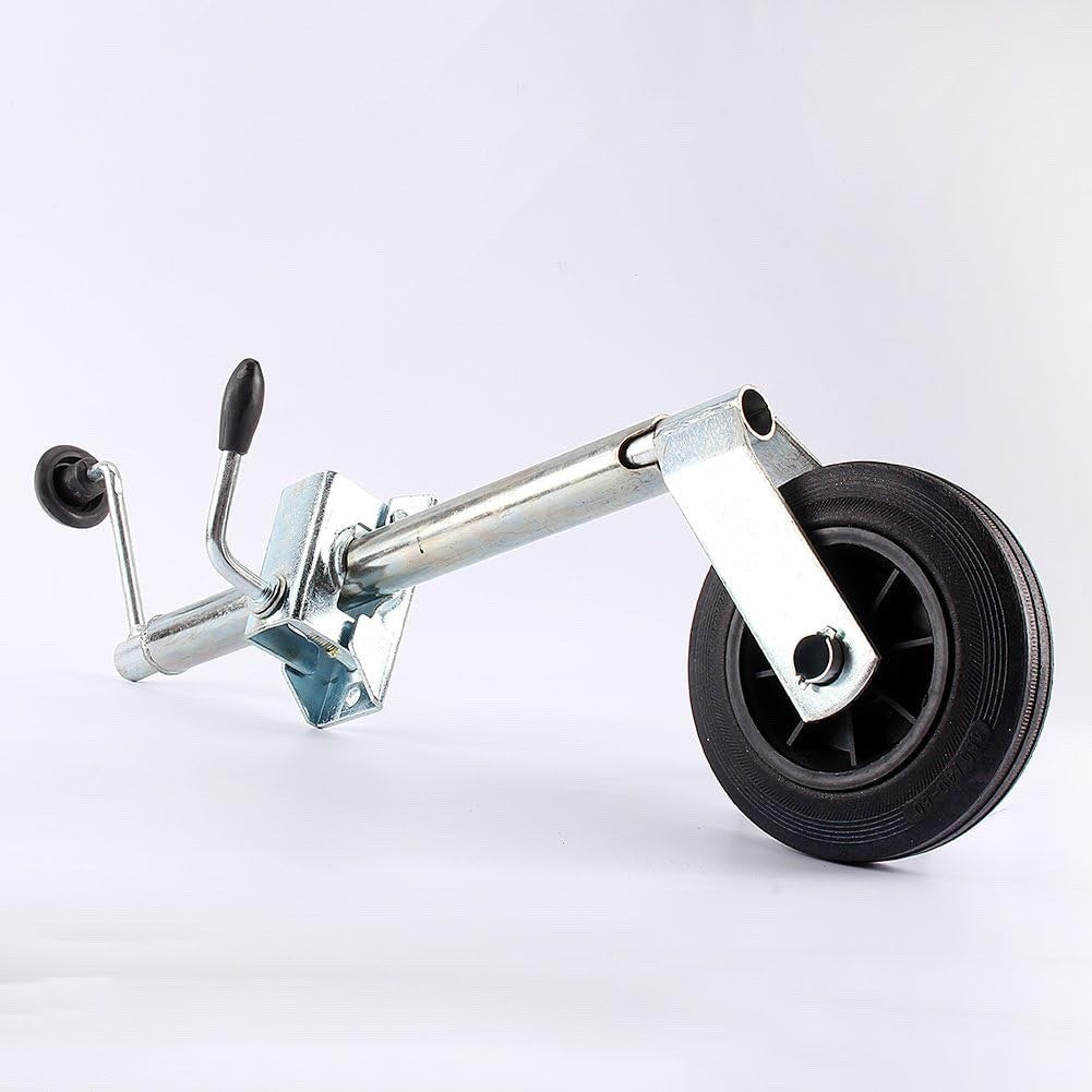 35mm Heavy Duty Trailer Jockey Wheel w/ Clamp Stainless Steel 100kg
