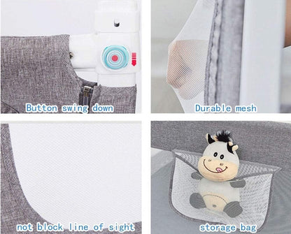 Toddler Bed Rail 150cm Extra Long Safety Guard Fold Down Swing Kids Bedrail