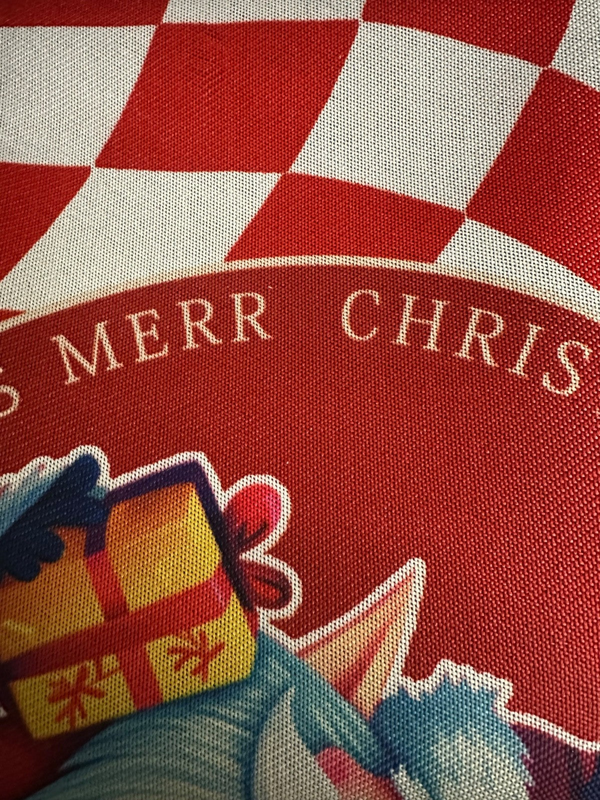 Buffalo Plaid Christmas Door Mat Non Slip Dirt Trapper Rug 80x120cm