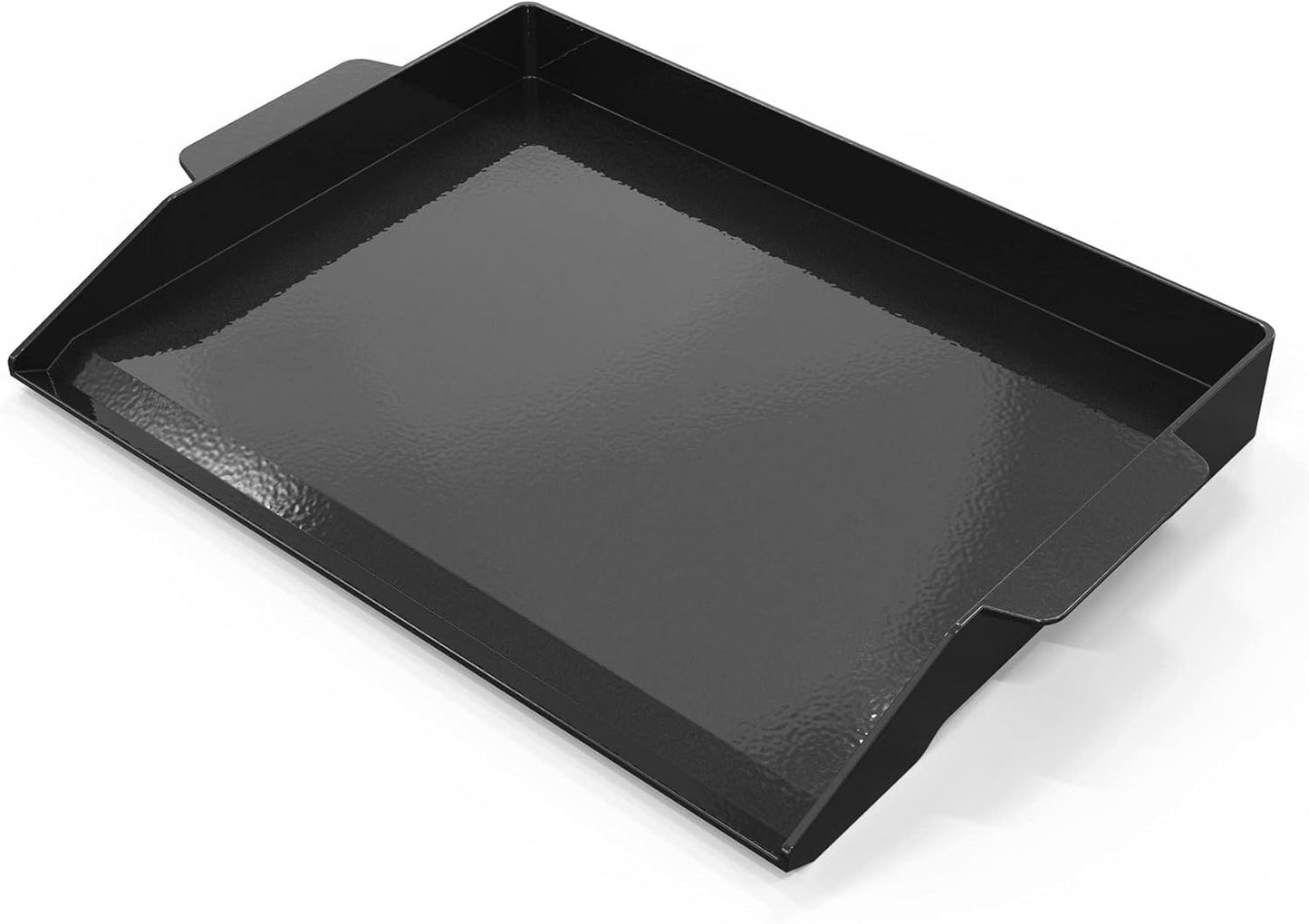 Cast Iron Griddle Plate BBQ Plancha Non Stick 23x16in Gas Grill Hob Raised Sides