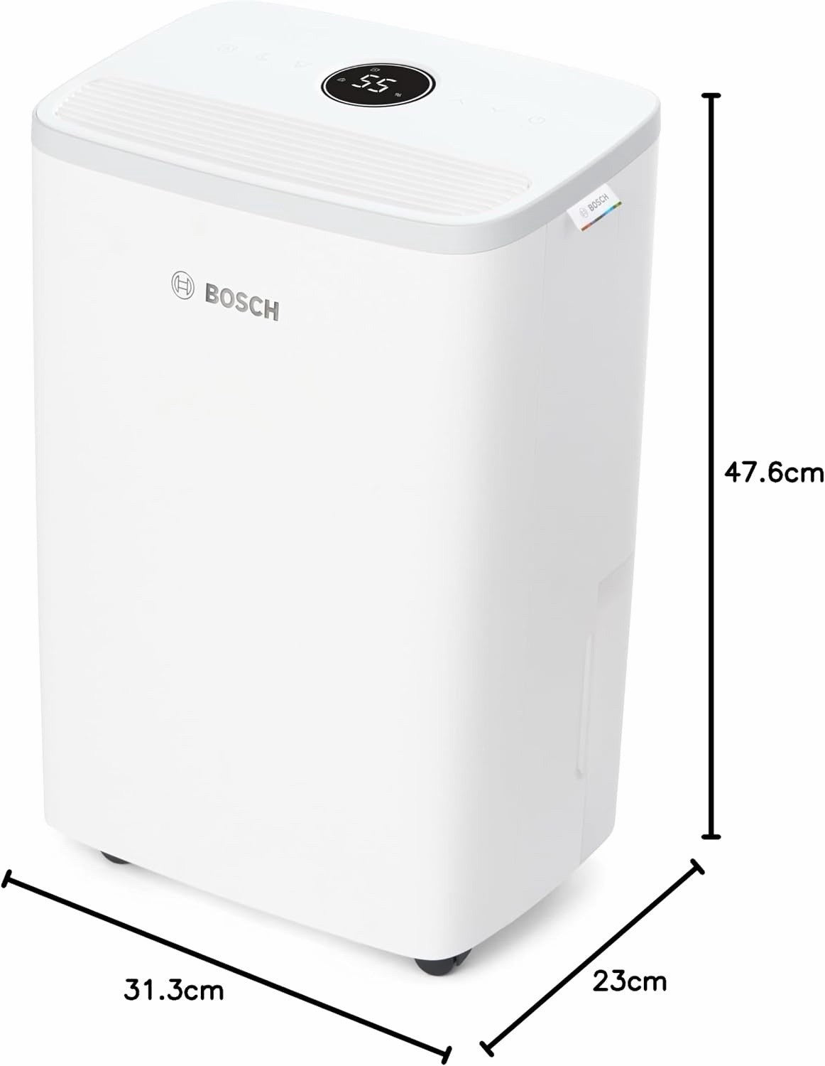Bosch Dry 2000 Dehumidifier 12L/Day Ultra Quiet 35dB 2.5L Tank 24m²