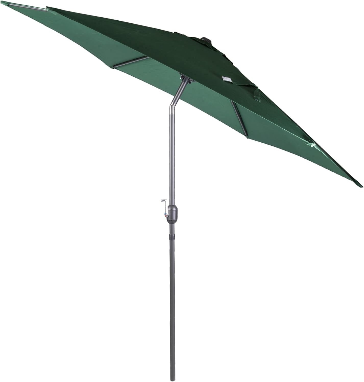 2.7m Round Garden Parasol Push Button Tilt Outdoor Patio Umbrella Green