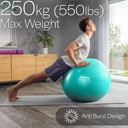 Exercise Yoga Gym Ball Fitness Anti Burst Stability Ball Pump Pregnancy Core