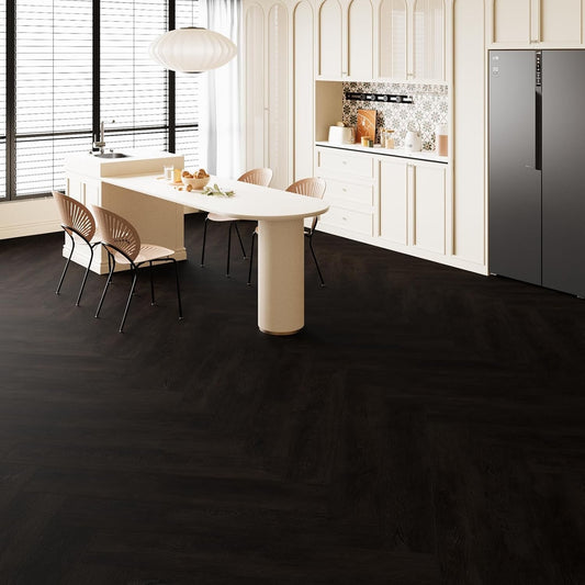 Peel Stick Vinyl Floor Tiles 36pc Dark Poplar 2.0mm Waterproof 5.02sqm Pack
