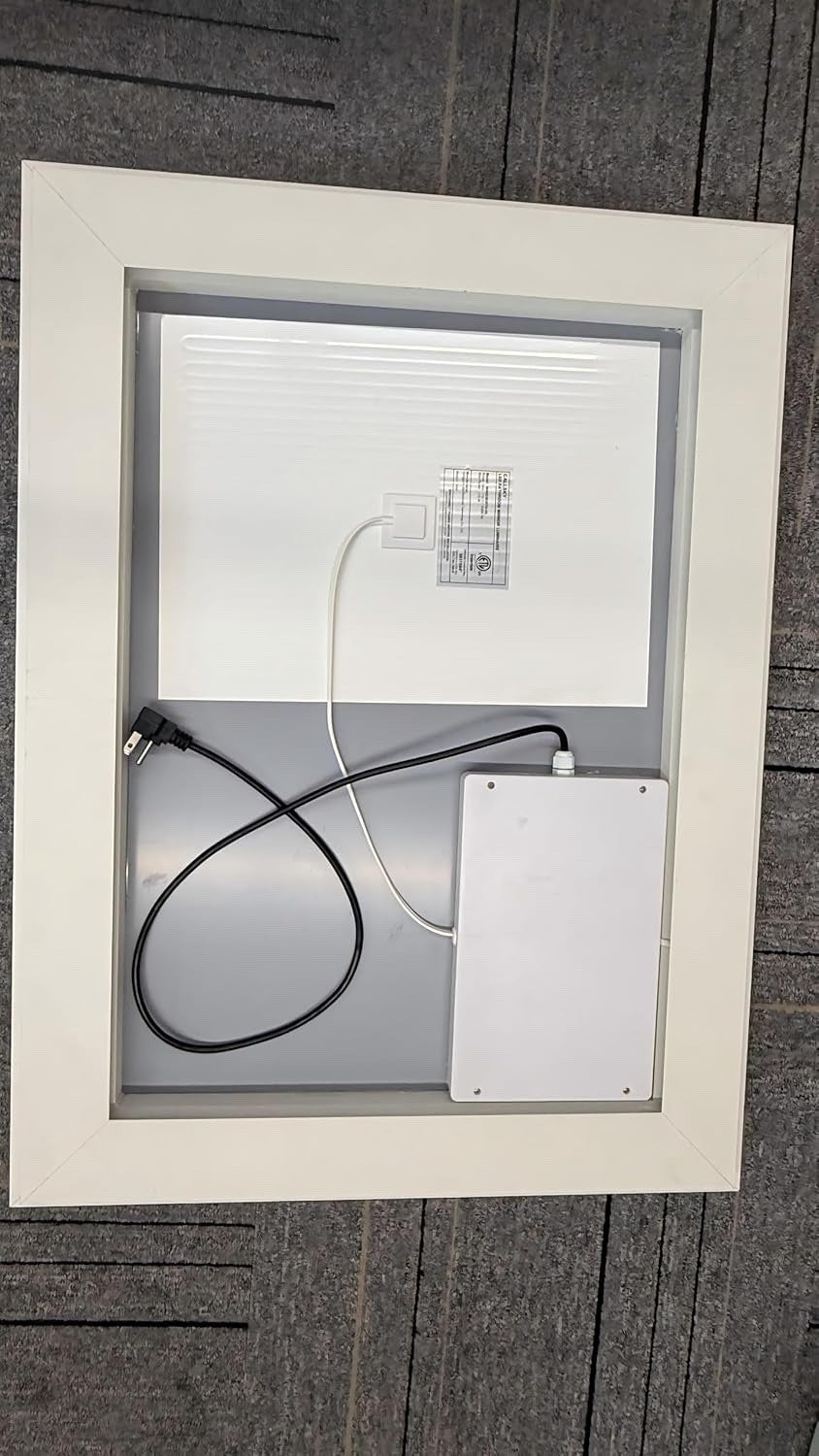 Bathroom Mirror LED 24x32in Front Backlit Anti-Fog Dimmable 3 Color Temperature