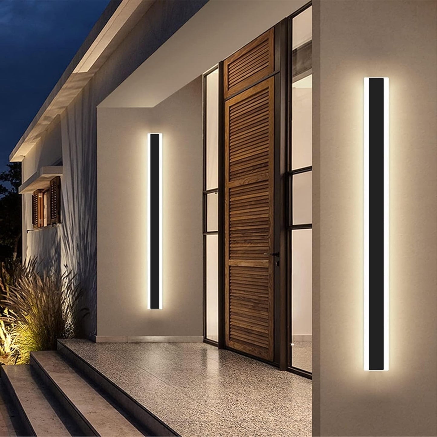 Outdoor LED Wall Light 100cm IP65 Garden Porch Lamp 3 Colour 3000K 4500K 6000K