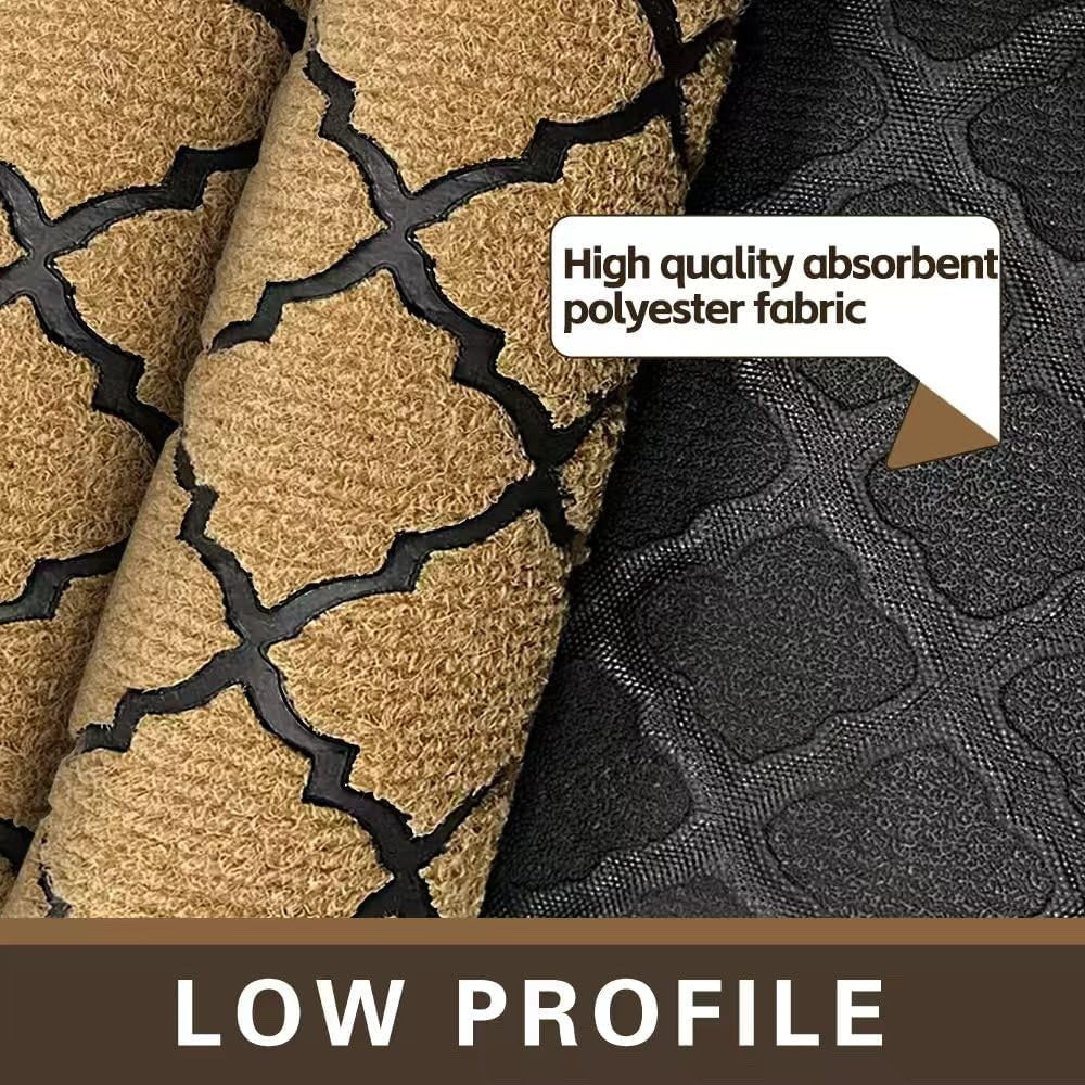 Outdoor Door Mat Heavy Duty 80x120cm Non Slip Waterproof Rubber Back Entrance