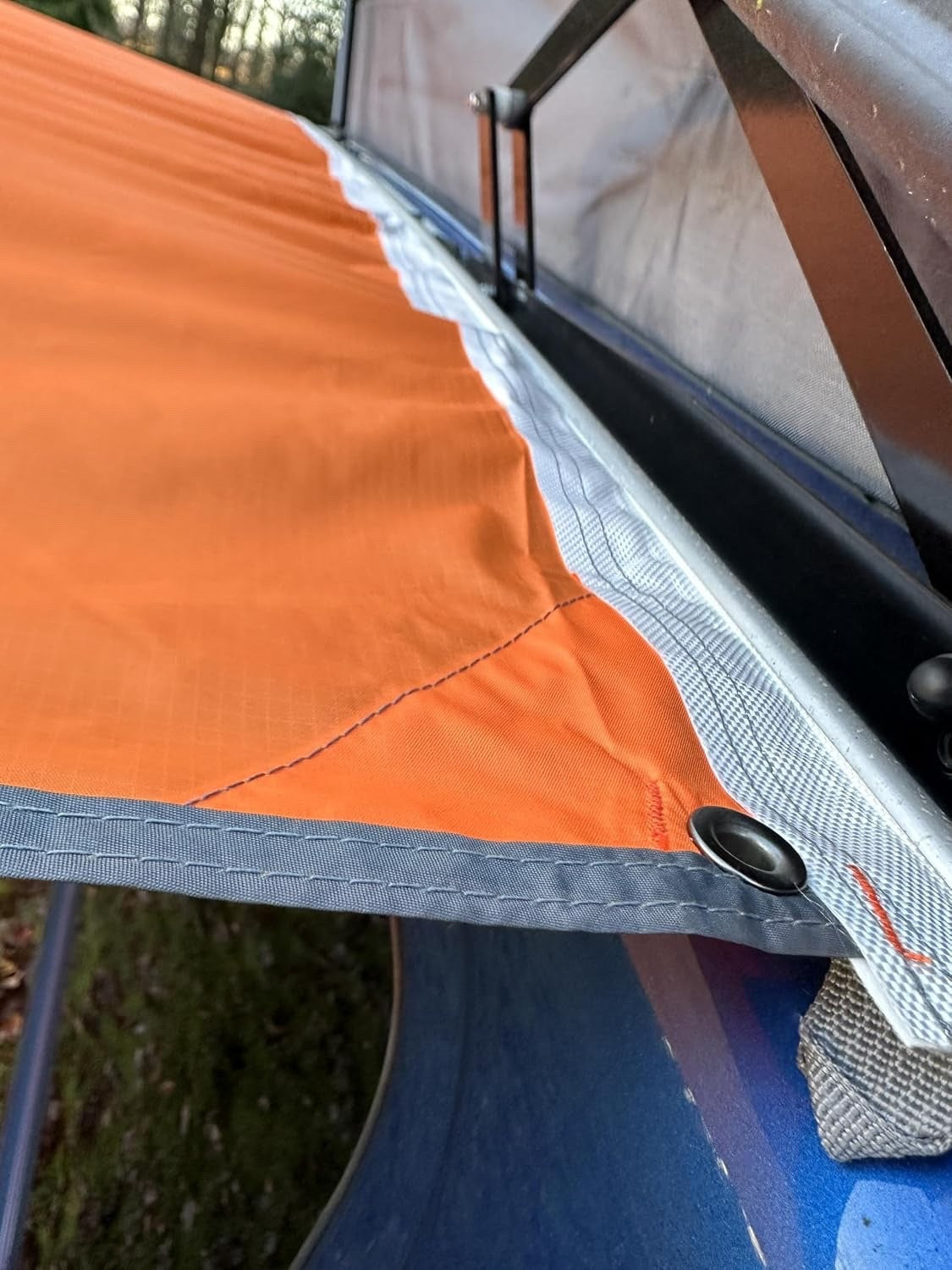 Canopy Awning Sun Shelter Camper Van 240x240cm Orange Motorhome Caravan Van