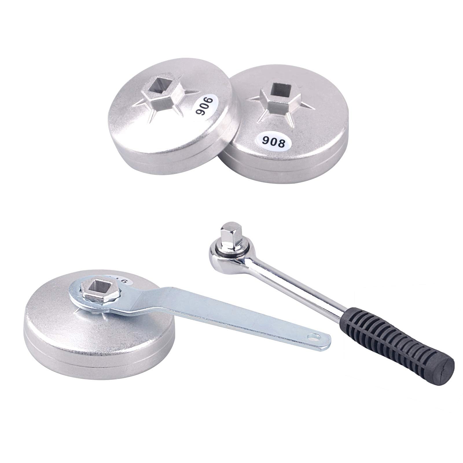 DAYUAN YT-97937 23pcs Aluminum Alloy Cup Type Oil Filter Cap Wrench Socket