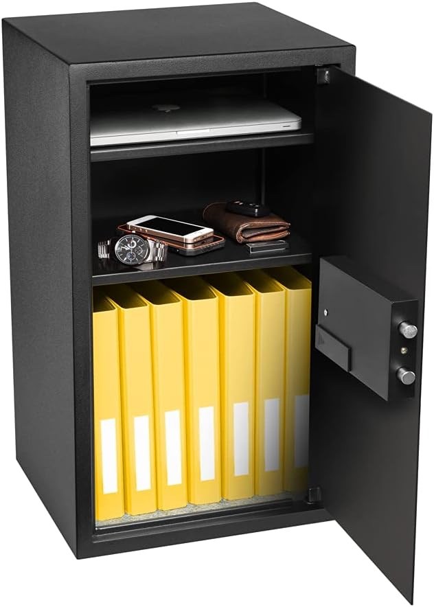 Large Digital Security Safe Electronic Keypad Lock Home Office 70x40x36cm