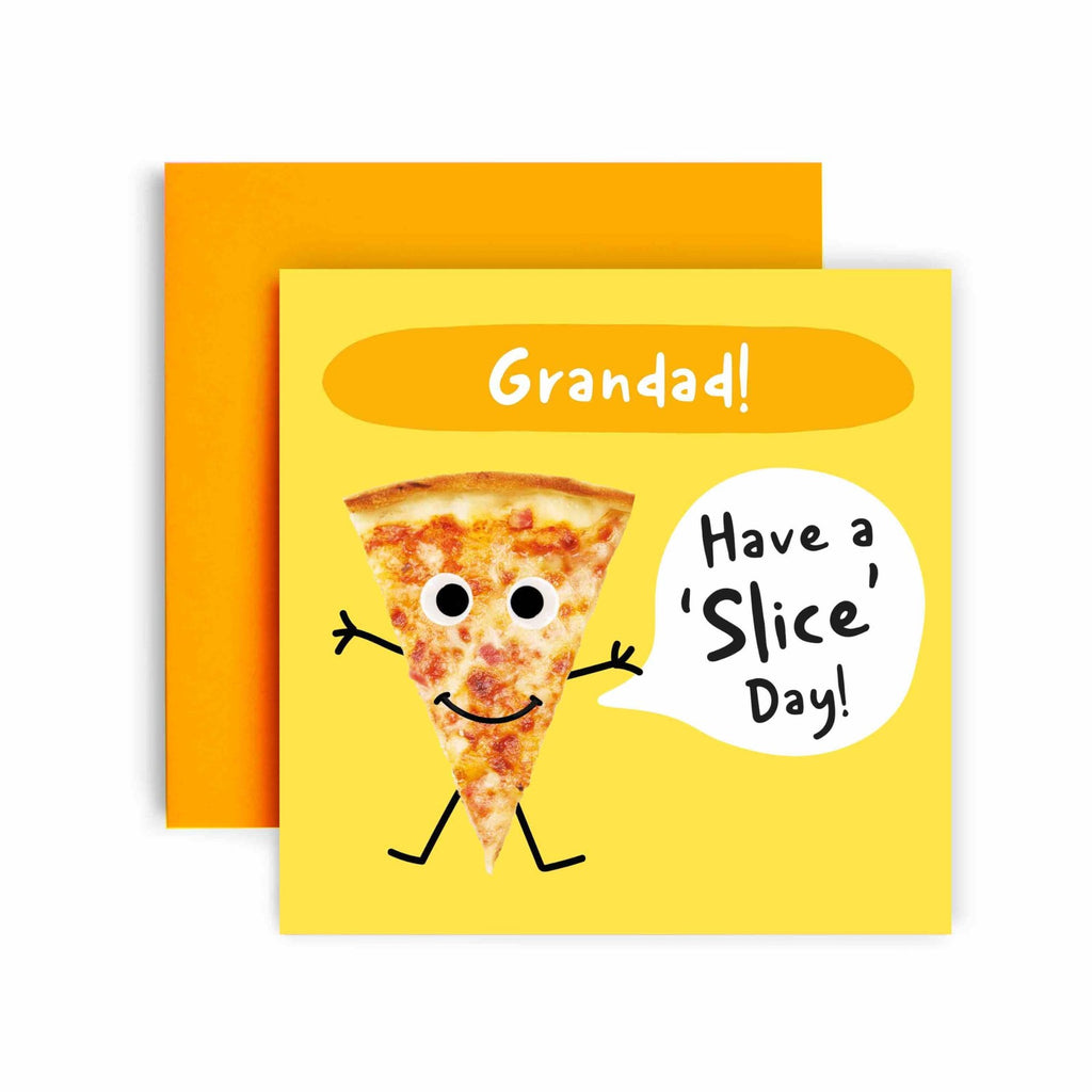 Huxters Birthday Cards for Her- Have a Pizza Slice Day Funny Birthday Card