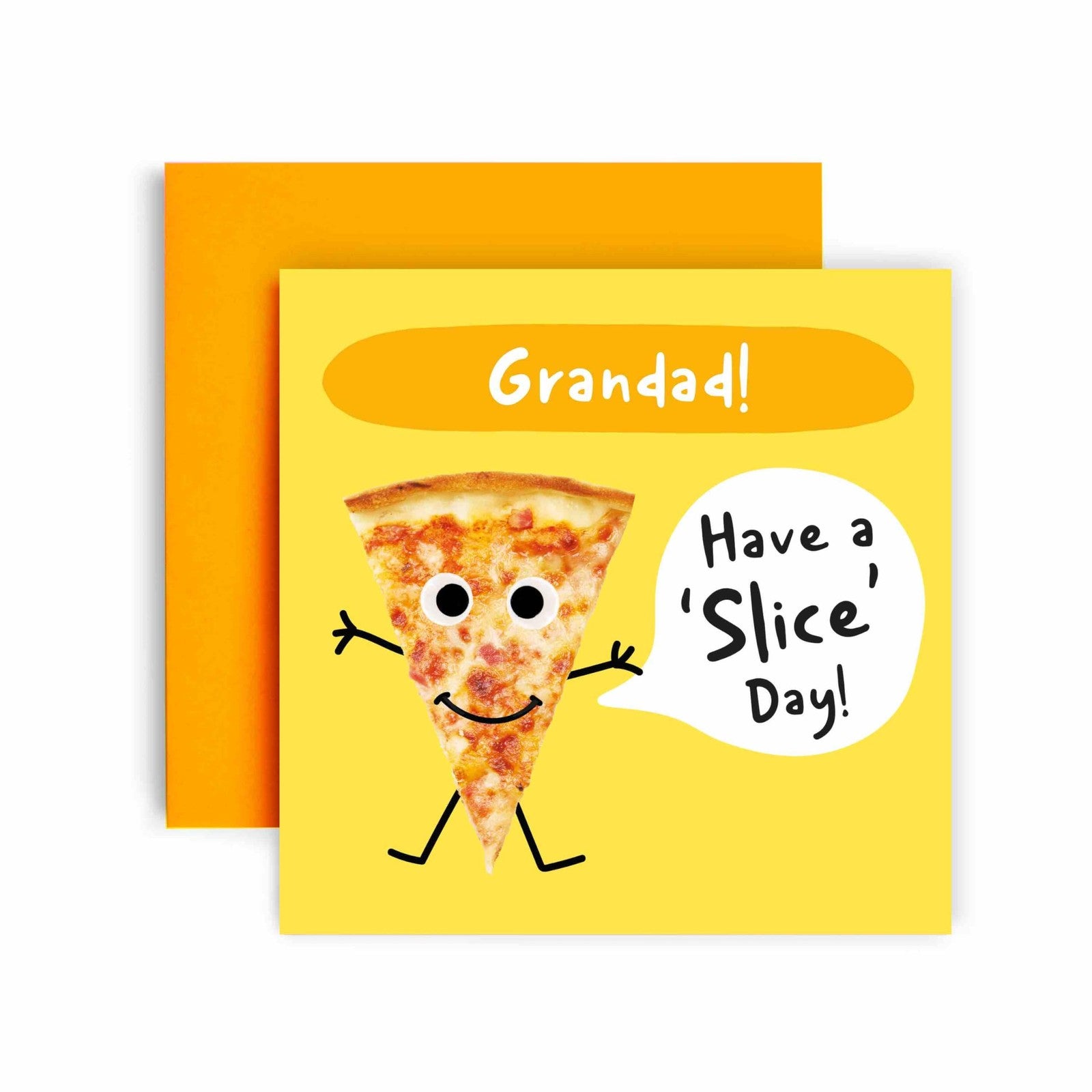 Huxters Birthday Cards for Her- Have a Pizza Slice Day Funny Birthday Card