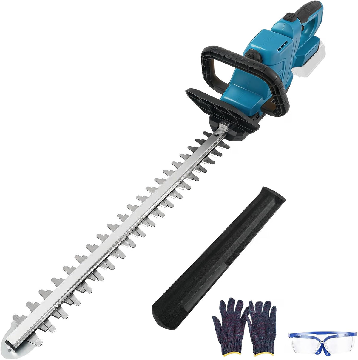 Cordless Hedge Trimmer 50cm 18V Brushless 180° Rotating Head 16mm Cutting