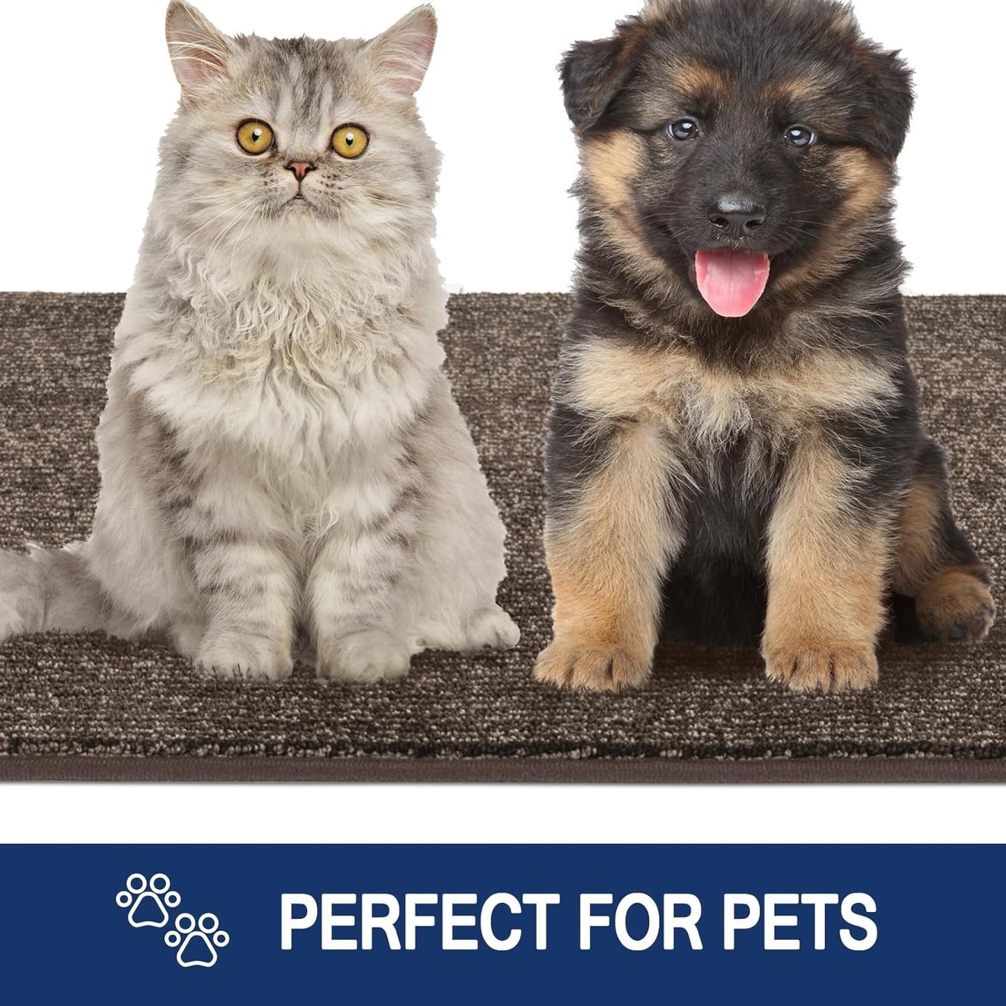 120x180cm Dirt Trapper Door Mat Washable Non Slip Indoor Dog Rug Hallway