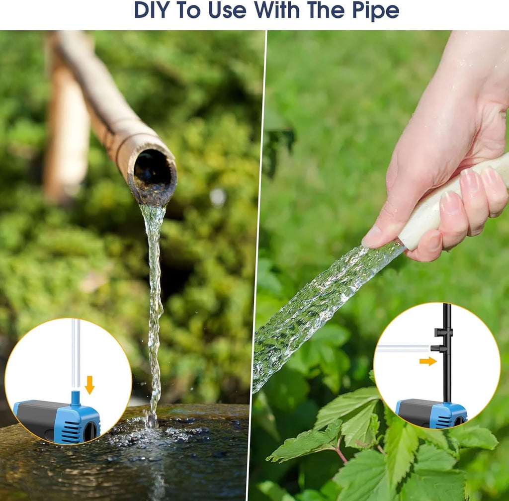 12W Solar Pond Fountain Pump 605L/H Solar Powered Water Feature