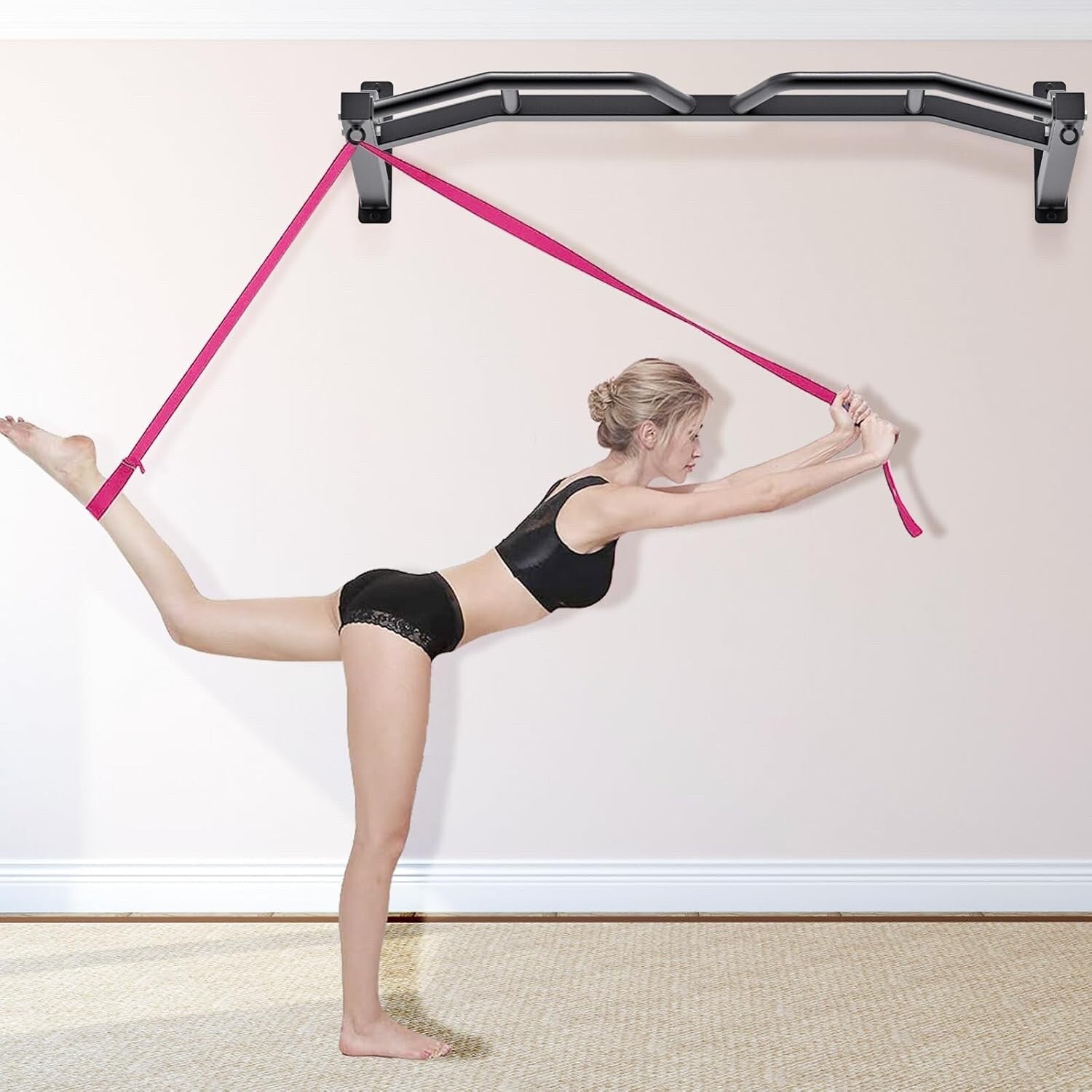 Kipika 48" Wall Mounted Multifunction Cable Pulley System Gym 48" Wall Mounted