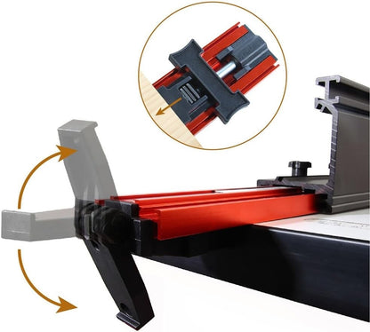 Band Saw Fence System 24 Inch Straight Edge Guide Clamp Aluminium Adjustable Jig