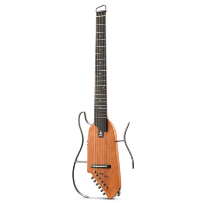 Headless Silent Guitar Travel Guitar Acoustic Electric 6 String HUSH-I Sunburst