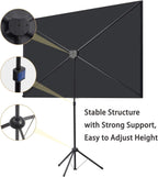 100 Inch 16:9 Outdoor Projector Screen Stand Tripod Portable 1.2 Gain Easy Setup