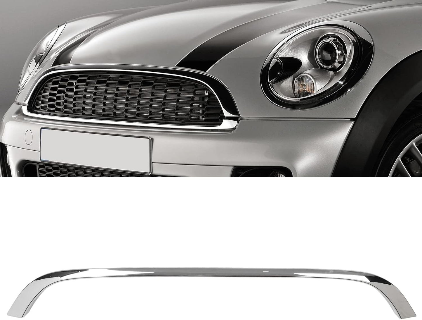 Bonnet Grille Trim Molding Chrome 51132751040 MINI Cooper R55 R56 R57 R58 R59