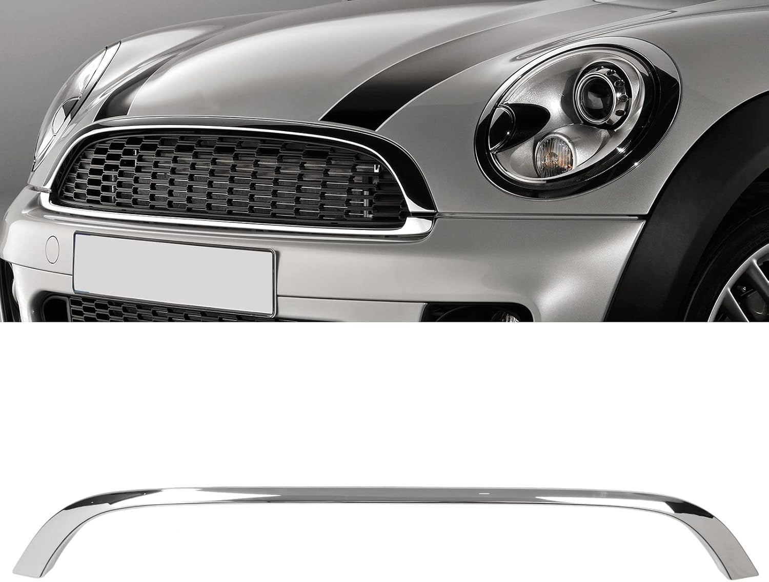 Bonnet Grille Trim Molding Chrome 51132751040 MINI Cooper R55 R56 R57 R58 R59